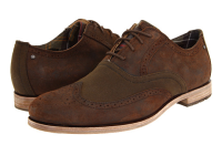 ROCKPORT 乐步 Barbour Wing Tip 男士休闲皮鞋