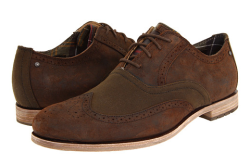 ROCKPORT 乐步 Barbour Wing Tip 男士休闲皮鞋