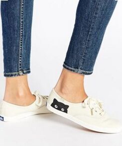 Keds×Taylor Swift Sneaky Cat 女士帆布鞋