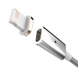 LIano 绿巨能 安卓Micro USB/苹果Lightning 磁吸数据线 1.2M 