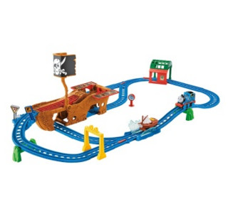 托马斯和朋友（Thomas&Friends）电动小火车 男孩玩具 电动系列之迷失宝藏航海轨道套装 CDV11