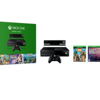 Microsoft 微软 Xbox One 家庭娱乐游戏机 + Kinect体感 + 4款游戏