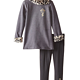 限尺码：Juicy Couture Gray Leopard Tunic and Leggings 女童豹纹套装