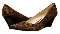 凑单品：Nine West 玖熙 Garcen 女士真皮坡跟鞋
