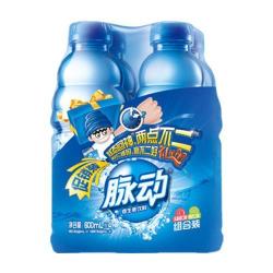 达能 脉动青柠&水蜜桃4支装 600ml