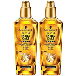 Schwarzkopf 施华蔻 金致润养 瞬柔精油 75ml*2瓶