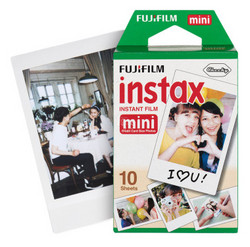 FUJIFILM 富士 instax mini 拍立得相纸 白边 10张/盒