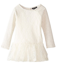 Calvin Klein jeans Lace Overlay 女孩连衣裙