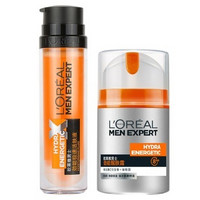 移动端：L'OREAL PARIS 巴黎欧莱雅 男士 劲能醒肤露 50ml + 劲能极速活肤液 50ml