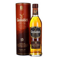 历史新低：Glenfiddich 格兰菲迪 15年 苏格兰达夫镇单一麦芽威士忌 700ml  *3件