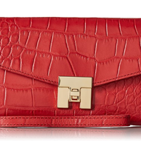 TOMMY HILFIGER Turnlock Croco 女士长款钱包