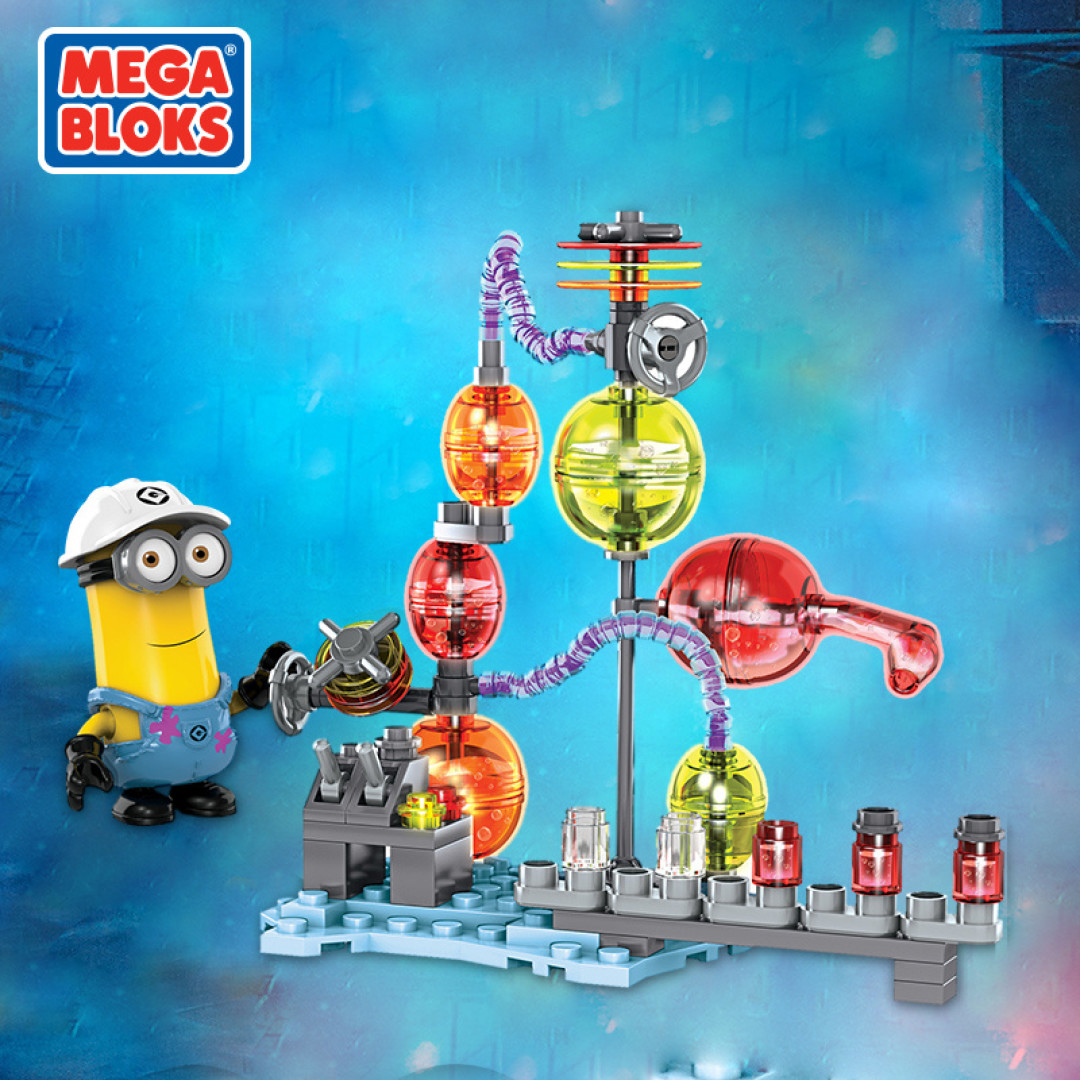 #本站首晒# MEGA BLOKS 美高 小黄人 CNC78 果冻实验室