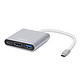 CHOETECH Type-C转USB3.0+HDMI转换器 可充电苹果MacBook