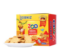 LEIBNIZ 莱布尼兹 动物型饼干 100g*2包