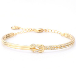 SWAROVSKI 施华洛世奇 Voile 5083130 金色手镯 
