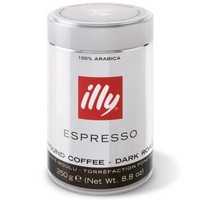 移动端：illy 意利 中度/深度烘焙 浓缩咖啡粉 250g