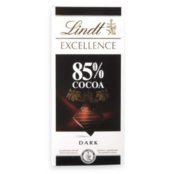 Lindt 瑞士莲 黑巧克力 特醇排装85% 100g*10件