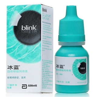 全能 blink 冰蓝 隐形眼镜 保湿润滑液 10ml   