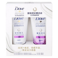 移动端：Dove 多芬 精选体验装 重焕熠采 洗发乳40ml+发膜护发素40ml