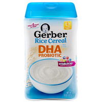 移动端：Gerber 嘉宝 Rice Cereal DHA  益生菌大米米粉 227g*7件