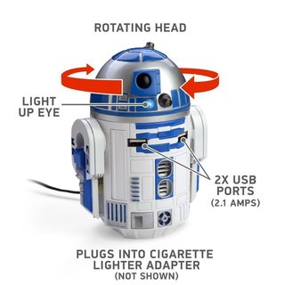 ThinkGeek StarWars 星球大战 R2-D2 USB车载充电器