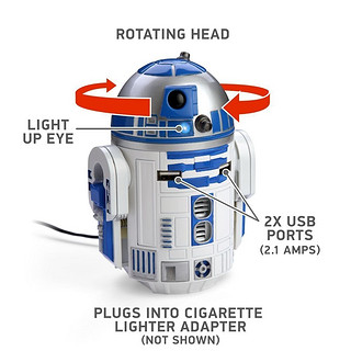 ThinkGeek StarWars 星球大战 R2-D2 USB车载充电器