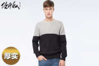 GIORDANO 佐丹奴 男款圆领针织衫