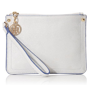 TOMMY HILFIGER Metallic Wristlet 女士手拿包