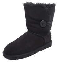 移动端：UGG australia Bailey Button 纽扣中筒雪地靴*2双