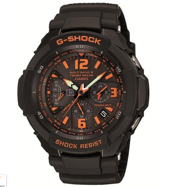 是否缺少一块G-SHOCK——CASIO  SKY COCKPIT GW-3000B-1AJF 太阳能 电波功能表开箱