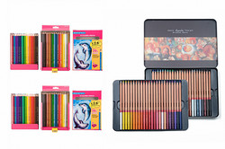 MARCO 马可 3100-48TN 雷诺阿彩色铅笔 48色铁盒装*1盒 + 马可 4100-36CB 36色*2盒 + 凑单品