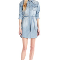 Wrangler 女士长袖牛仔连衣裙