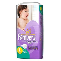 Pampers 帮宝适 棉柔紫帮 婴儿纸尿裤 L42
