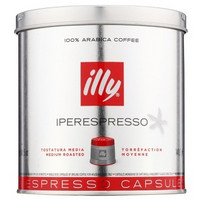 限钻石会员：illy ipso 浓缩咖啡胶囊 140.7g*6罐