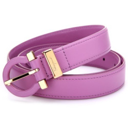 移动端:Salvatore Ferragamo 女款紫色牛皮配紫