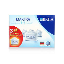 BRITA 碧然德 Maxtra滤水壶 第2代双效滤芯 4只装