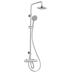 KOHLER 科勒 齐悦 恒温双花洒淋浴柱 K-45352T-B9-CP