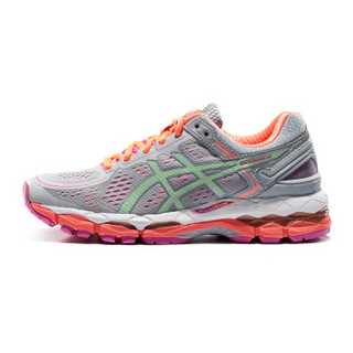 ASICS 亚瑟士 Gel-Kayano 22 女士跑鞋 T597N-4407 银灰/珊瑚色 39.5