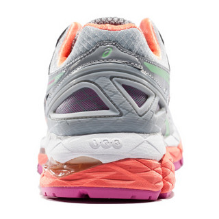 ASICS 亚瑟士 Gel-Kayano 22 女士跑鞋 T597N-4407 银灰/珊瑚色 39.5