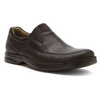 Clarks Senner Lane 男式真皮休闲鞋 Black Tumbled Leather US7.5