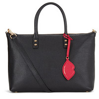  LULU GUINNESS FRANCES系列 经典手提包 黑色 中号