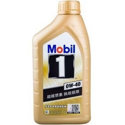 Mobil 美孚 金装 美孚1号 全合成机油（0W-40/SN级/1L）