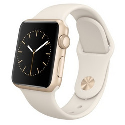 Apple 苹果 Watch Sport 智能手表 38mm（金色铝金属表壳搭配古董白色运动型表带 )