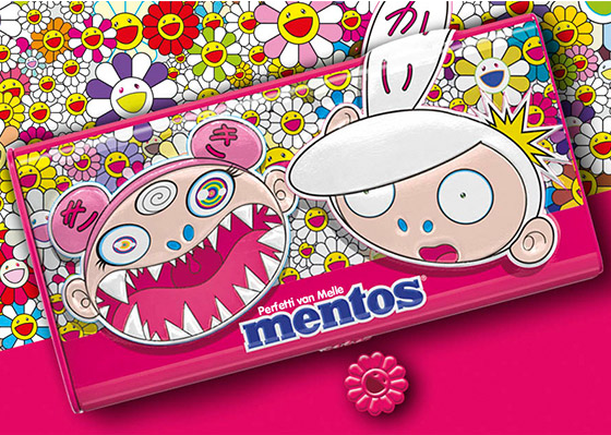 移动端:mentos 曼妥思 无糖清凉糖 盛放樱花味 村上隆版 42g