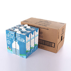 CANDORI 康多瑞 脱脂纯牛奶 1L*12盒