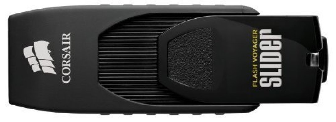 速度可能是3.0里比较慢的：Corsair 海盗船 Flash Voyager Slider 64GB U盘