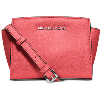 MICHAEL KORS 迈克高仕 女士单肩 斜挎包葡萄柚粉色 简单开箱