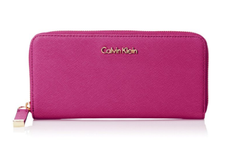 Calvin Klein Saffiano 女款长款钱包