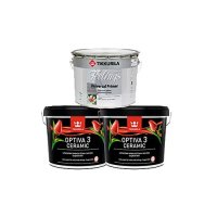 TIKKURILA 芬琳漆 瓷白内墙通用油漆 9L*3桶
