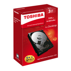 TOSHIBA 东芝  P300 3TB 7200RPM 硬盘